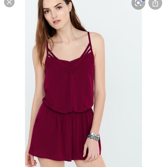 Express Strappy Shorts Romper 